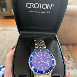 Croton men’s stainless steel watch
